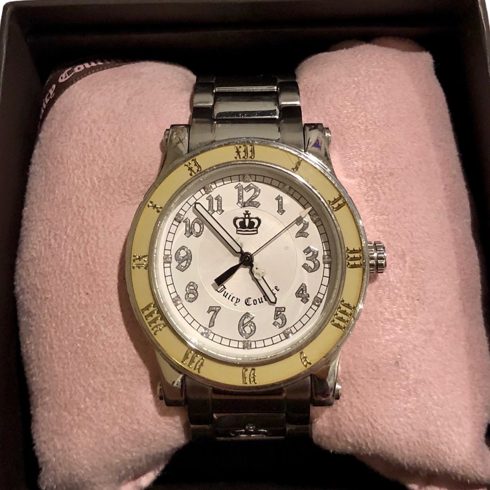 Juicy Couture Watch with Silver Links